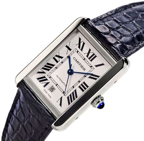 cartier watch tank men|cartier military tank watches.